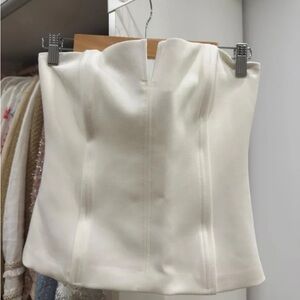 Zara White Corset Top